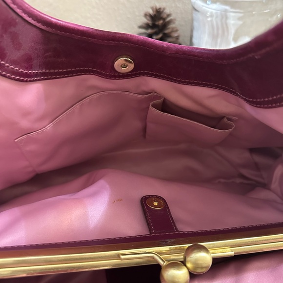 Vintage Coach shoulder bag from 2008 with kiss lock - Picture 10 of 10